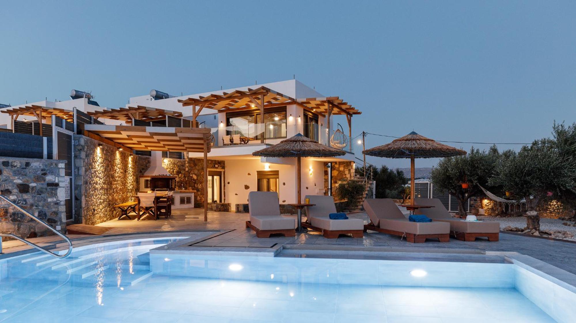Mediterranean View Villa Makry Gialos  Exterior photo